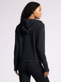 Thread & Supply Cropped Ribbed Hoodie