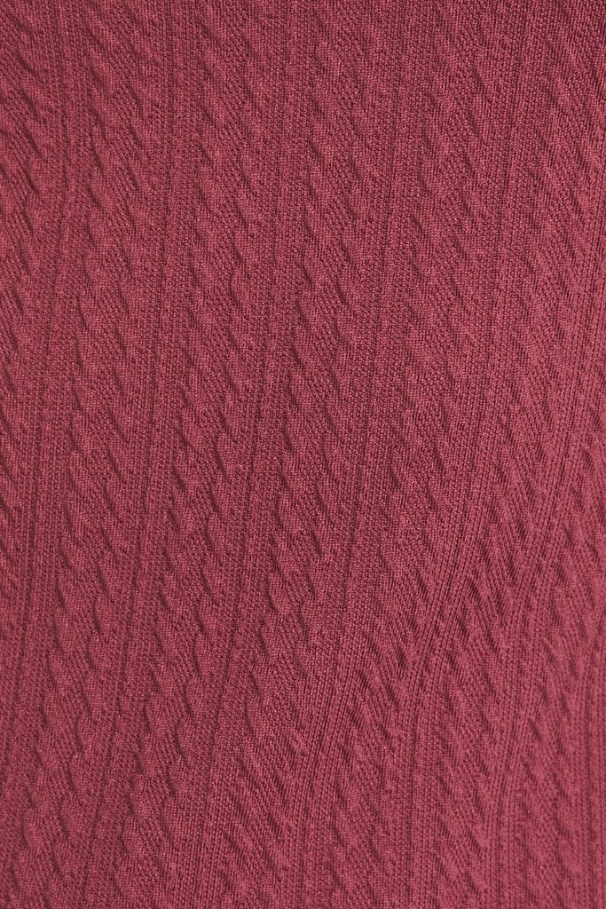 Curvy Long Sleeve Knit Top