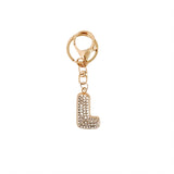 Diamond Initial Bag Charm
