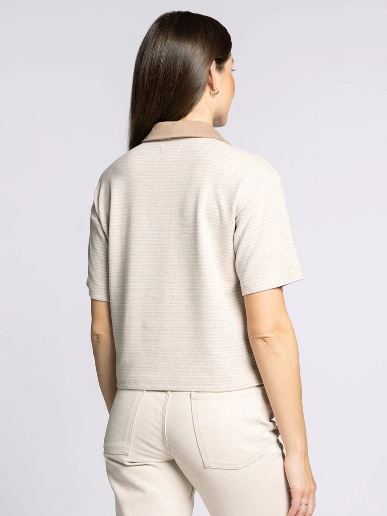 Thread & Supply Collared Knit Top