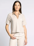 Thread & Supply Collared Knit Top