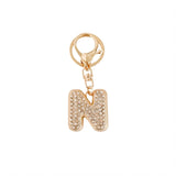 Diamond Initial Bag Charm