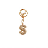 Diamond Initial Bag Charm