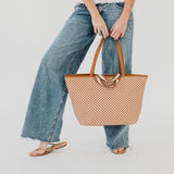 Woven Organizer Tote Bag