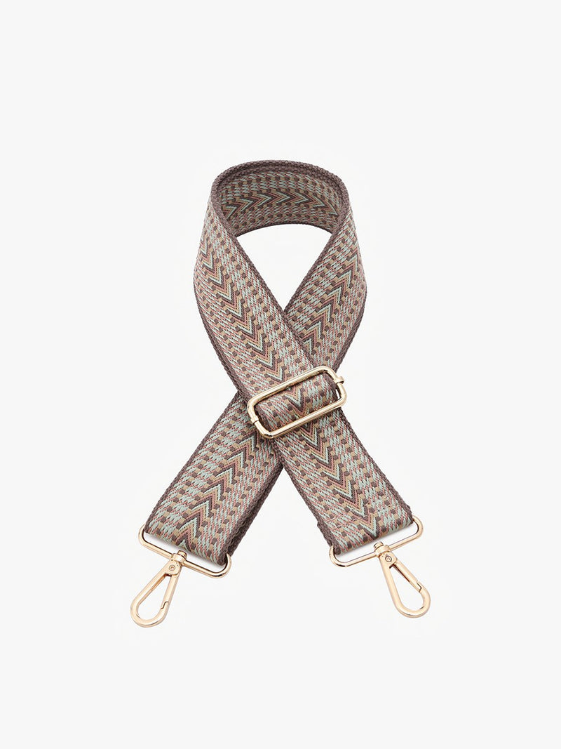 Arrowhead Guitar Strap: Pink/Sage
