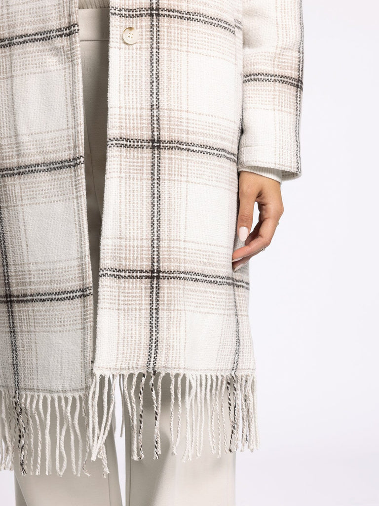 Thread & Supply Plaid Long Coat