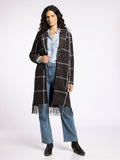 Thread & Supply Plaid Long Coat