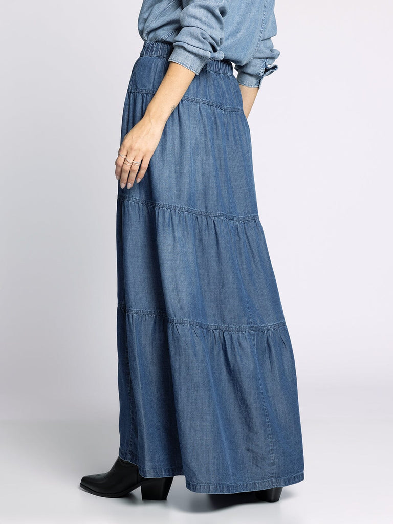 Thread & Supple Chambray Maxi Skirt