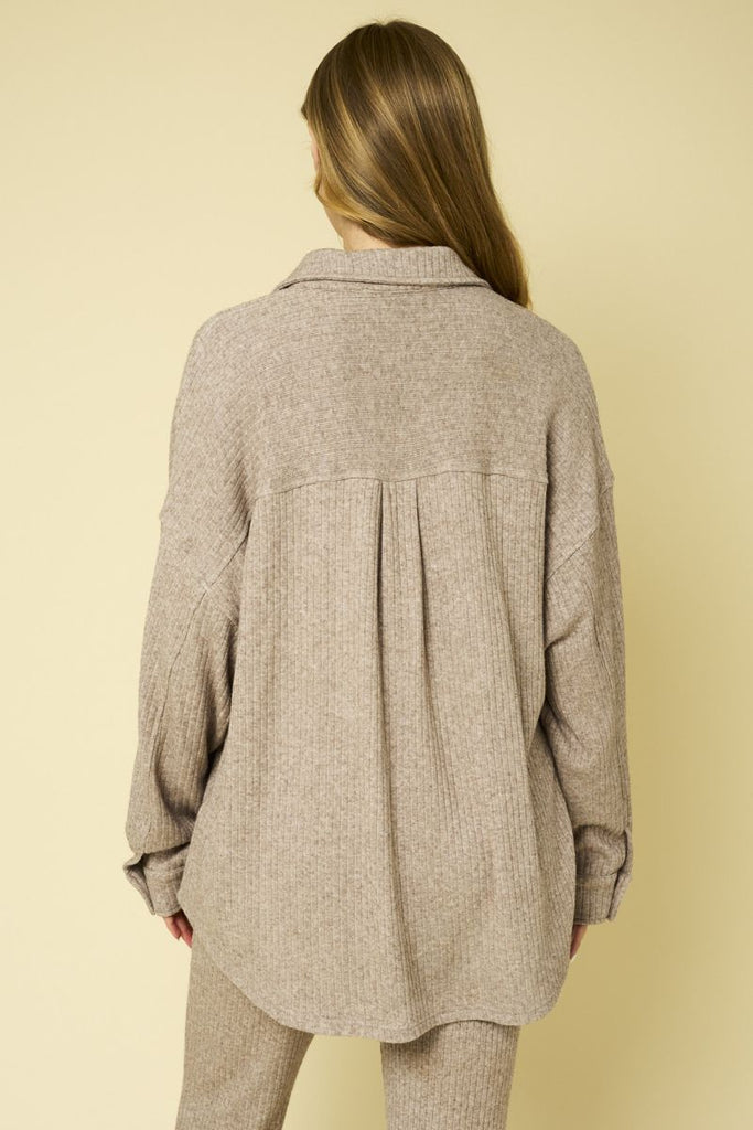 Oversized Knit Shacket