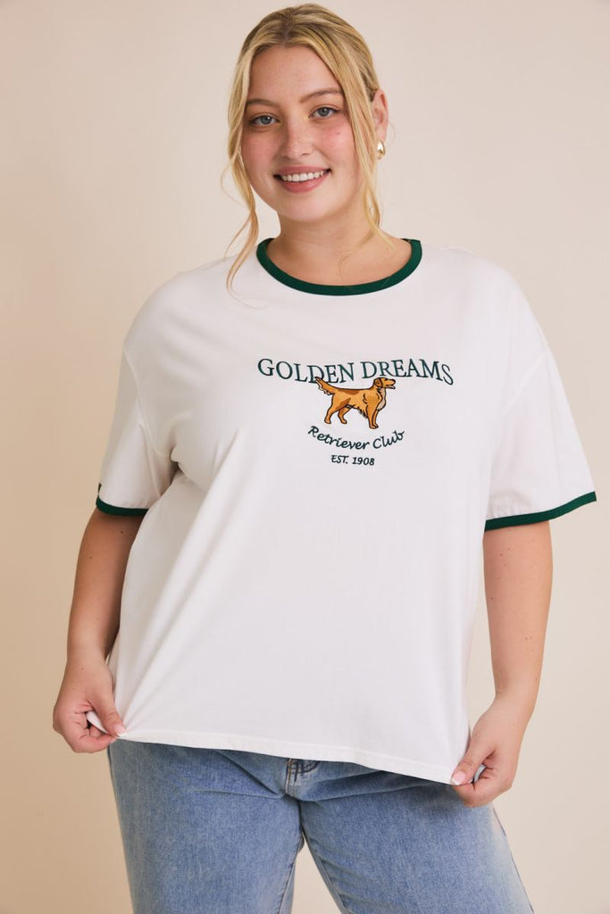 Curvy "Golden Dreams" Top