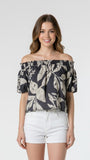 Off Shoulder Puff Sleeve Top