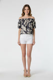 Off Shoulder Puff Sleeve Top