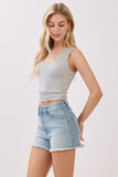 Striped V-Neck Tank Top