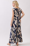 Tropical Print Flowy Pants