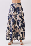 Tropical Print Flowy Pants