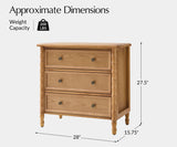 3-Drawer Nightstand