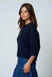 Drop Shoulder Knit Sweater
