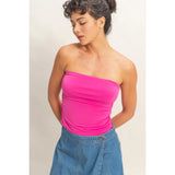 Ruched Bandeau Top