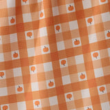 Pumpkin Check Tea Towel