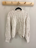 Cable Knit Cropped Sweater