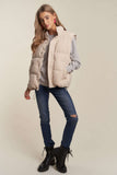 Corduroy Puffer Vest