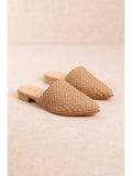 Woven Leather Flats