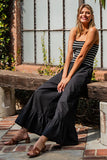 Striped Crochet Knit Jumpsuit