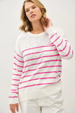 Curvy Striped Sweater