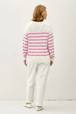 Curvy Striped Sweater