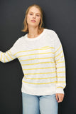 Curvy Striped Sweater