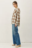 Plaid Button Down Top