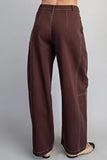Mineral Wash Barrel Pants