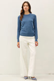 Crew Neck Soft Knit Sweater