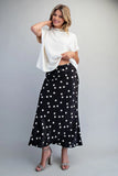 Polka Dot Maxi Skirt