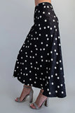 Polka Dot Maxi Skirt