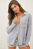 Striped Button Down Top