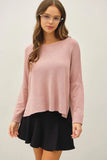 Boatneck Boxy Sweater