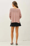 Boatneck Boxy Sweater