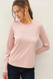 Crew Neck Long Sleeve Top