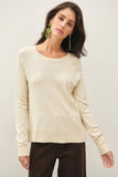 Rolled Edge Raglan Sweater