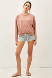 Cropped Fleece Sweatshirt