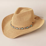 Cowboy Hat With Jeweled Belt