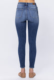 Judy Blue High Rise Button Fly Skinny Jeans