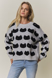 Cat Pattern Sweater