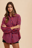 Oversized Gingham Blouse