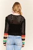 Crochet Knit Cardigan