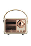 Cream Retro Bluetooth Speaker