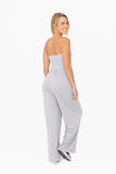Strapless Flared Jumpsuit