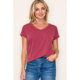 V Neck Jersey Top