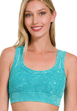 Ribbed Scoop Neck Bralette